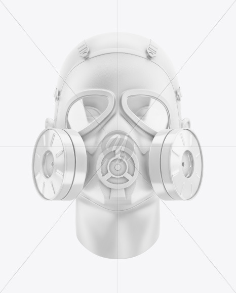 Download Gas Mask Mockup In Apparel Mockups On Yellow Images Object Mockups