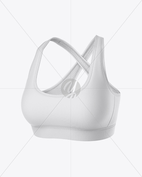 Download Women's Sports Bra Mockup - Front View in Apparel Mockups ...