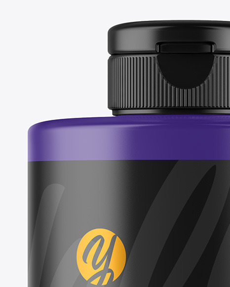 Matte Plastic Bottle Mockup PSD #2