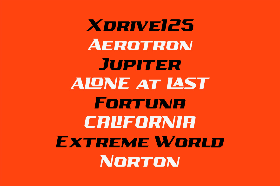 AIRBOLT - FUTURISTIC RACING FONT