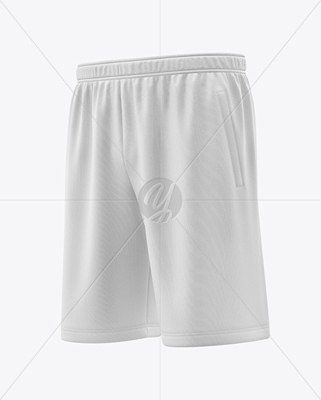 Men S Shorts Mockup In Apparel Mockups On Yellow Images Object Mockups