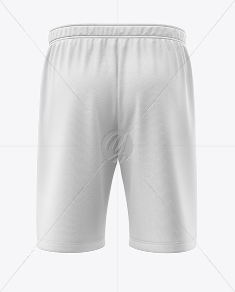 Download Men S Shorts Hq Mockup Front View In Apparel Mockups On Yellow Images Object Mockups