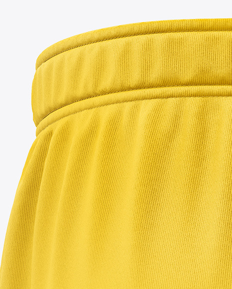 Men S Shorts Mockup In Apparel Mockups On Yellow Images Object Mockups