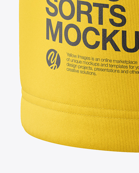 Download Men S Shorts Mockup In Apparel Mockups On Yellow Images Object Mockups