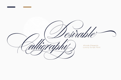 Desirable Calligraphy
