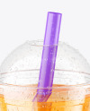 Fruit Bubble Tea Cup Mockup