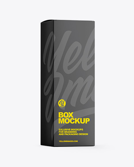 Download Paper Box W Matte Tube Mockup In Tube Mockups On Yellow Images Object Mockups