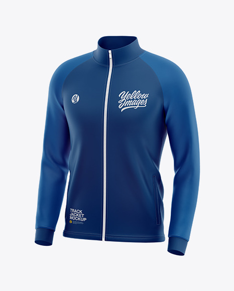 Download Men's Raglan Track Jacket Mockup in Apparel Mockups on ...