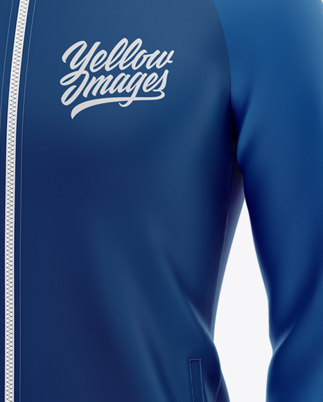 Download Men's Raglan Track Jacket Mockup in Apparel Mockups on ...