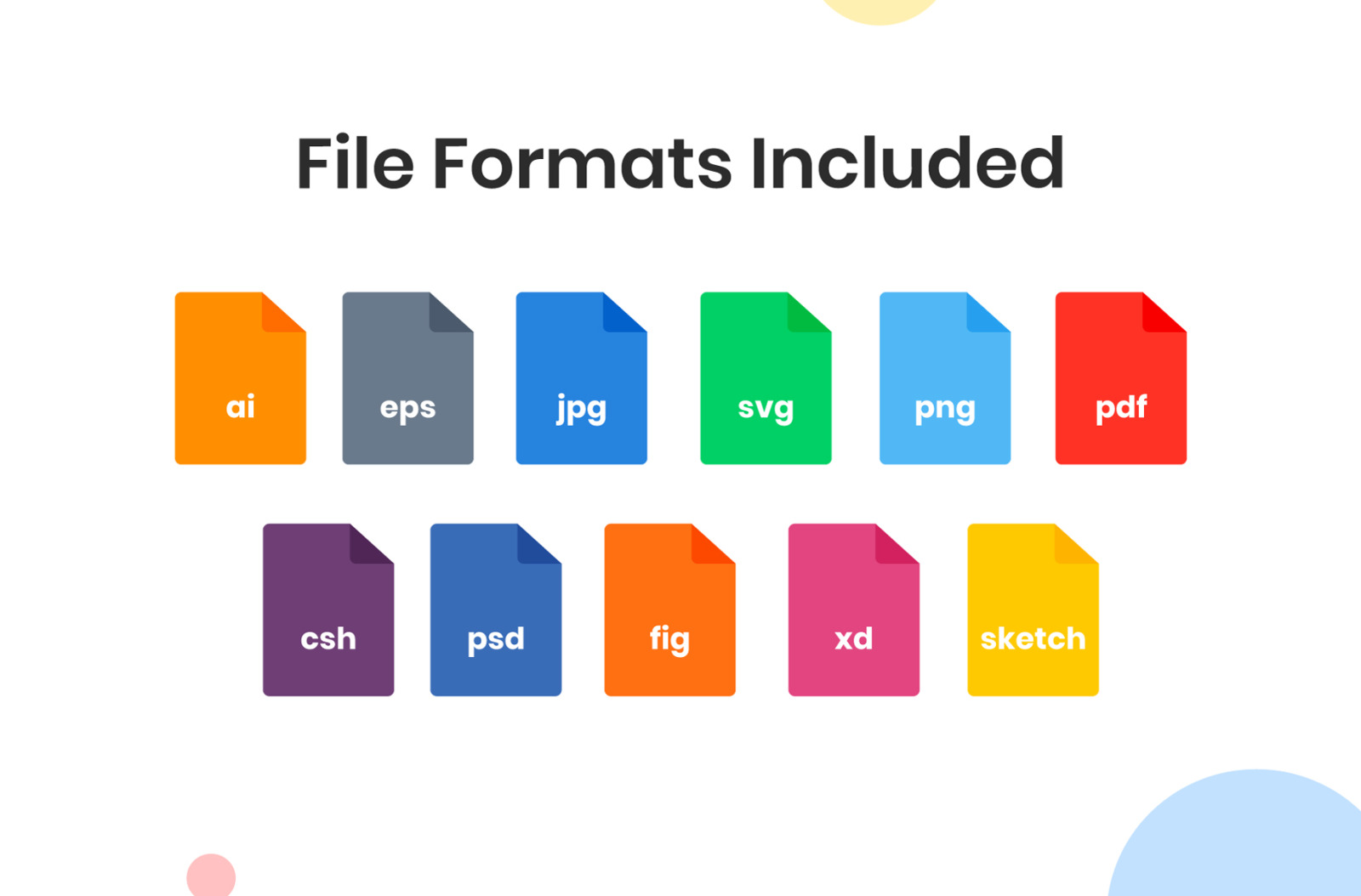 Фигуры - Коллекция иконок 4 300+ Flat Icons