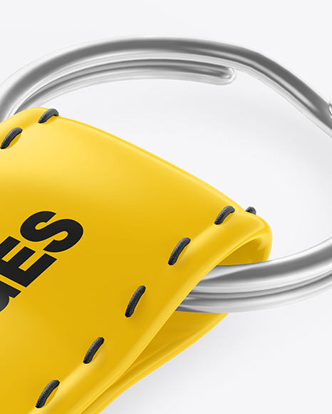 Download Glossy Keychain Mockup in Stationery Mockups on Yellow Images Object Mockups