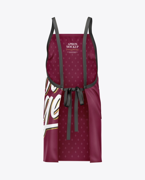 Download Apron Mockup In Apparel Mockups On Yellow Images Object Mockups PSD Mockup Templates