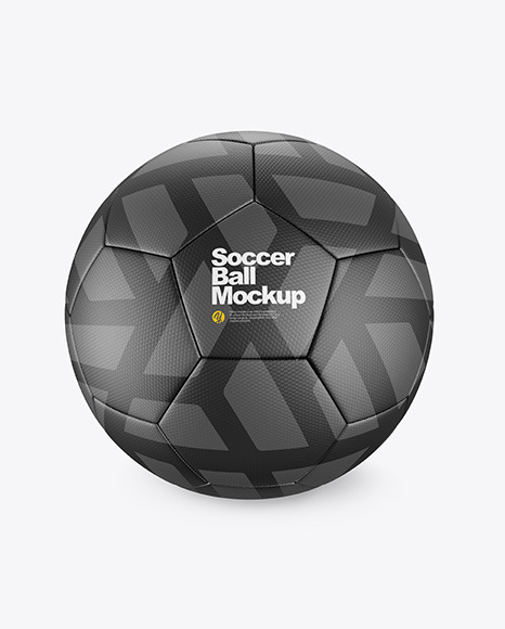 Soccer Ball Mockup In Object Mockups On Yellow Images Object Mockups