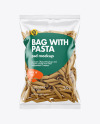 Download Whole Wheat Penne Pasta Bag Mockup In Bag Sack Mockups On Yellow Images Object Mockups