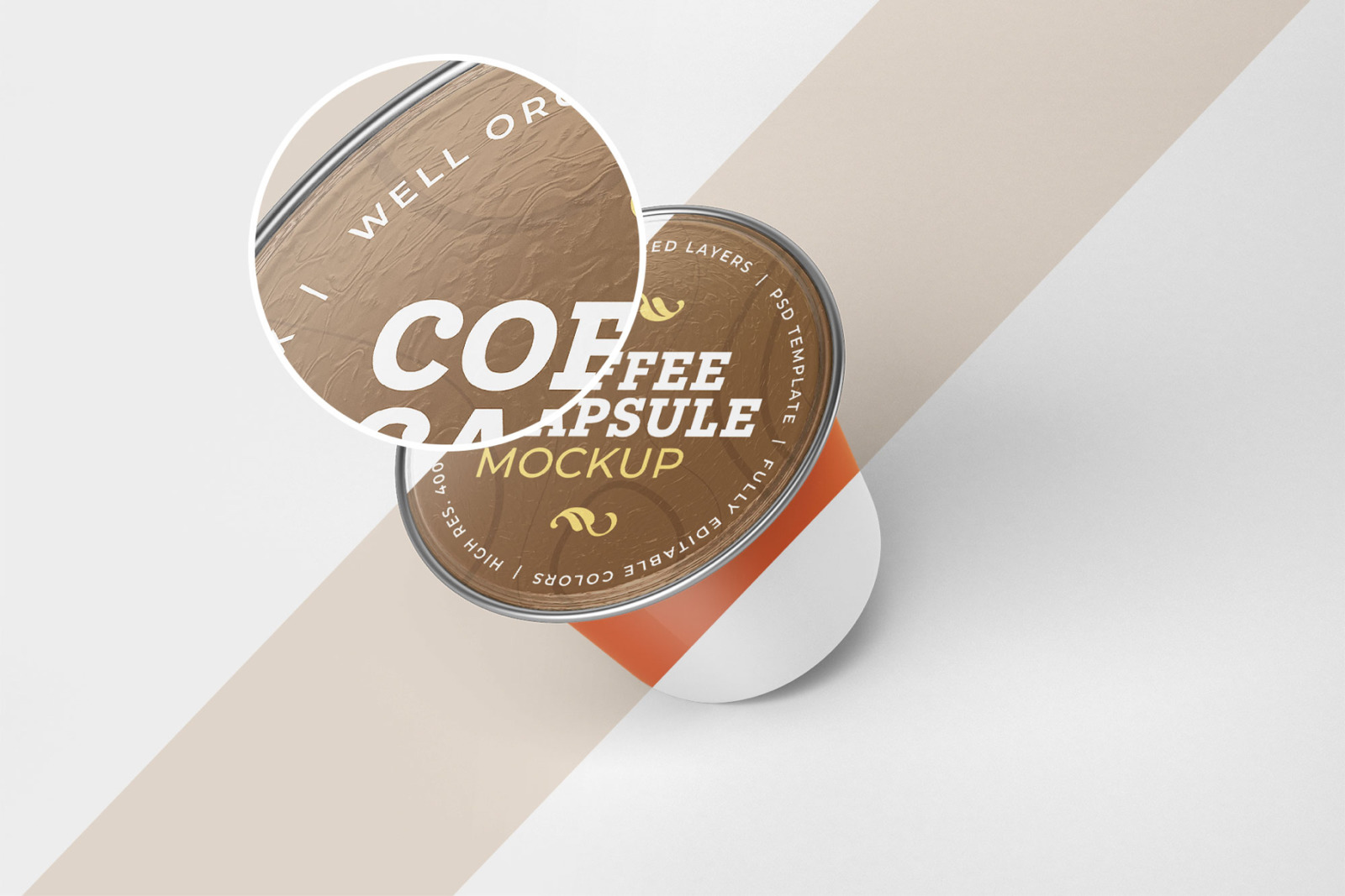 Download Coffee Capsule Mockup Set In Packaging Mockups On Yellow Images Creative Store