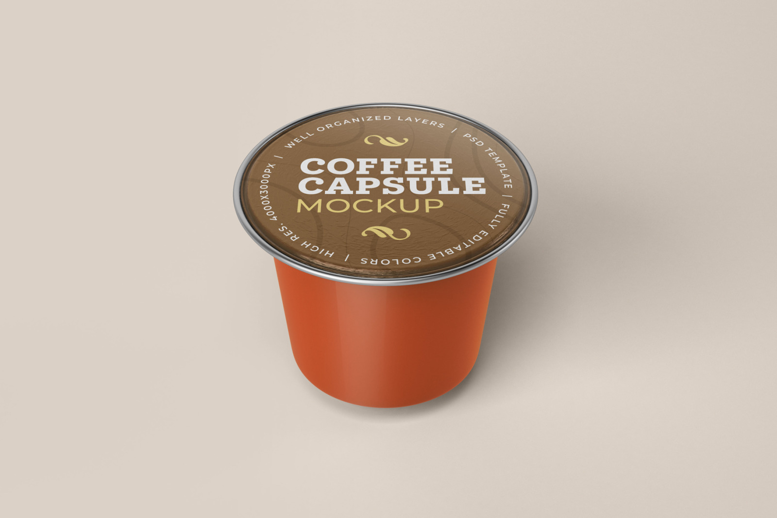 Download Coffee Capsule Mockup Set in Packaging Mockups on Yellow Images Creative Store