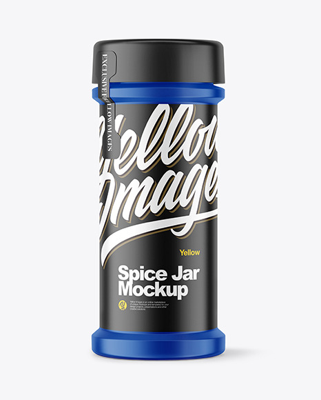 Download Matte Spice Jar Mockup In Jar Mockups On Yellow Images Object Mockups Yellowimages Mockups