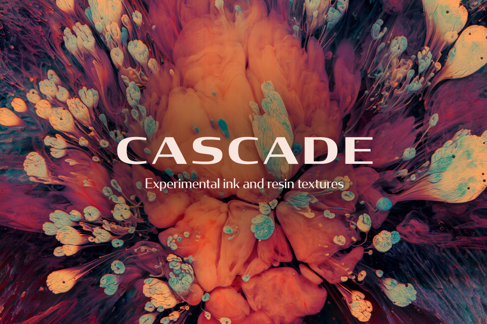 Текстуры - Каскад 1 Cascade: Experimental Ink & Resin Textures