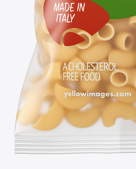 Download Matte Plastic Bag With Pipe Rigate Pasta Mockup In Bag Sack Mockups On Yellow Images Object Mockups Yellowimages Mockups