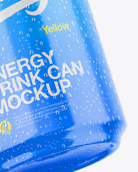 Glossy Can Mockup PSD #7