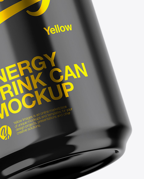Glossy Can Mockup PSD #5