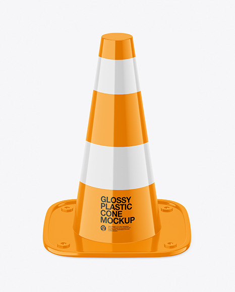 Download Glossy Plastic Cone Mockup - Designs Zone