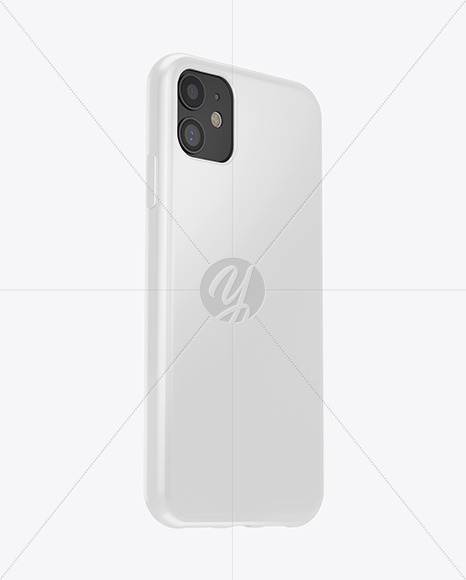 Download Iphone 11 Glossy Case Mockup In Device Mockups On Yellow Images Object Mockups PSD Mockup Templates