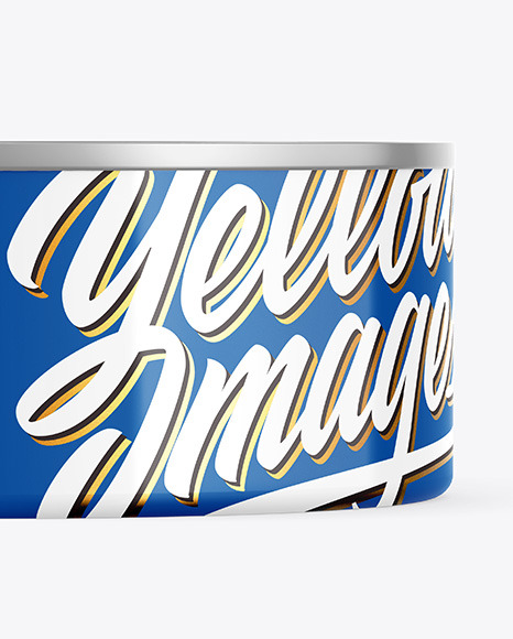 Download Glossy Tin Can W Metallic Cap Mockup In Can Mockups On Yellow Images Object Mockups Yellowimages Mockups