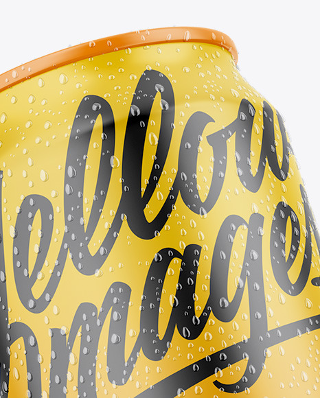 Matte Can Mockup PSD #6