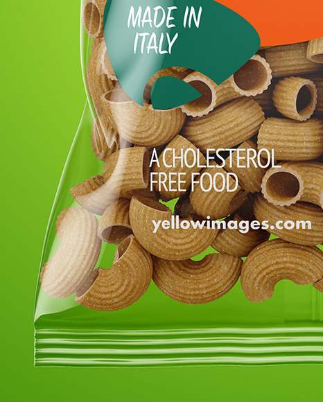 Download Whole Wheat Chifferini Pasta Frosted Bag Mockup - Fiocchi ...