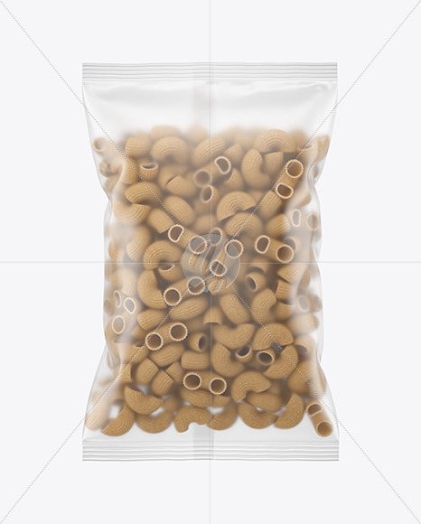 Download Whole Wheat Pipe Rigate Pasta Bag Mockup In Bag Sack Mockups On Yellow Images Object Mockups PSD Mockup Templates