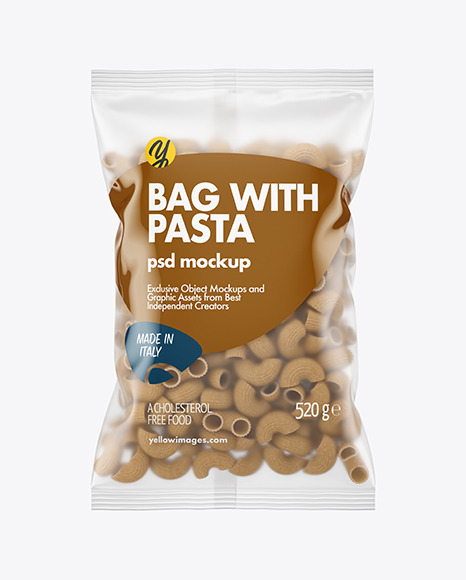 Download Whole Wheat Pipe Rigate Pasta Matte Bag Mockup In Bag Sack Mockups On Yellow Images Object Mockups Yellowimages Mockups