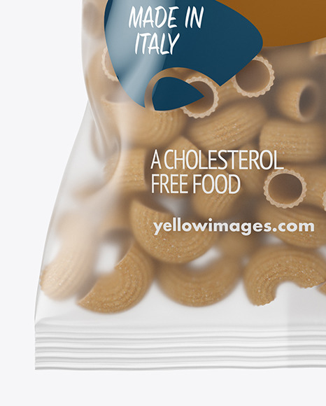 Download Whole Wheat Pipe Rigate Pasta Matte Bag Mockup In Bag Sack Mockups On Yellow Images Object Mockups PSD Mockup Templates