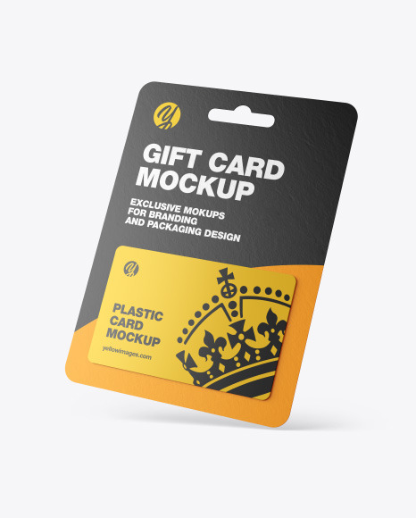 Download Gift Card In Paper Pack Mockup In Stationery Mockups On Yellow Images Object Mockups Yellowimages Mockups