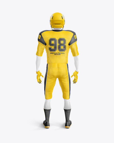 Download Get American Football Mockup Back View Pics Yellowimages ...