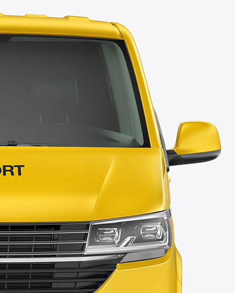 Panel Van Mockup   Front View PSD #2