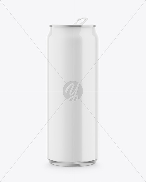 Download 500ml Glossy Aluminium Drink Can Psd Mockup Yellowimages