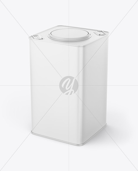 Download Matte Square Tin Can Mockup In Can Mockups On Yellow Images Object Mockups Yellowimages Mockups