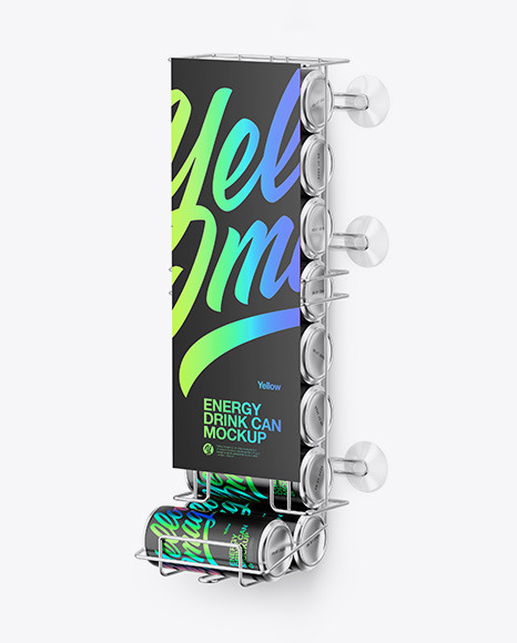 Мокап - Диспенсер с матовыми банками 2 Dispenser w/ Matte Cans Mockup