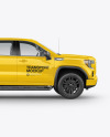 Pickup Truck Mockup - Side View