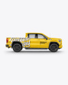 Pickup Truck Mockup - Side View