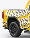 Pickup Truck Mockup - Half Side View
