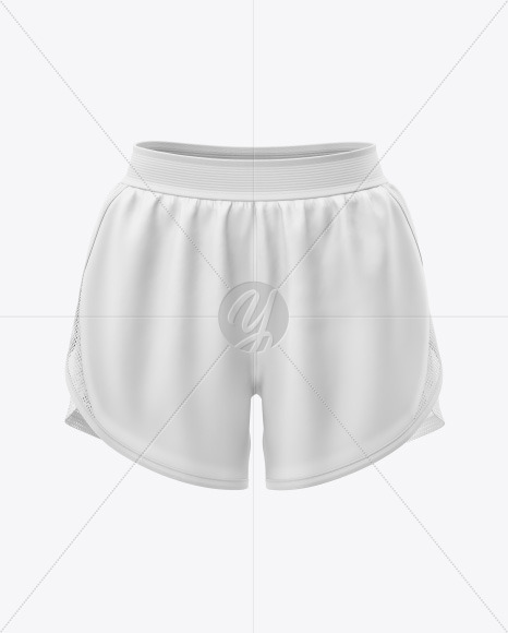 Download Women's Shorts Mockup in Apparel Mockups on Yellow Images ...