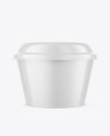 Glossy Plastic Cup Mockup