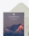 A6 Envelope and Card Mockup