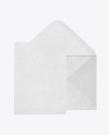 A6 Envelope and Card Mockup