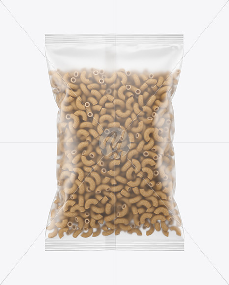 Download Whole Wheat Chifferini Pasta Matte Bag Mockup In Bag Sack Mockups On Yellow Images Object Mockups Yellowimages Mockups