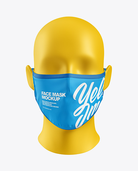 Download Face Mask Face Shield Mockup In Apparel Mockups On Yellow Images Object Mockups Yellowimages Mockups