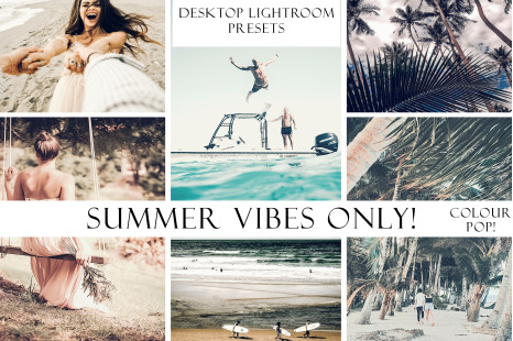 Summer Vibes Only! Color Pop Lightroom Desktop Presets