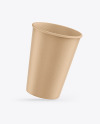 Kraft Coffee Cup Mockup